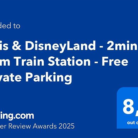 Paris & Disneyland - 2Min From Train Station - Free Private Parking Villiers-sur-Marne Exterior foto