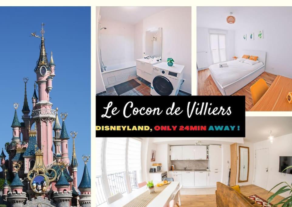 Paris & Disneyland - 2Min From Train Station - Free Private Parking Villiers-sur-Marne Exterior foto